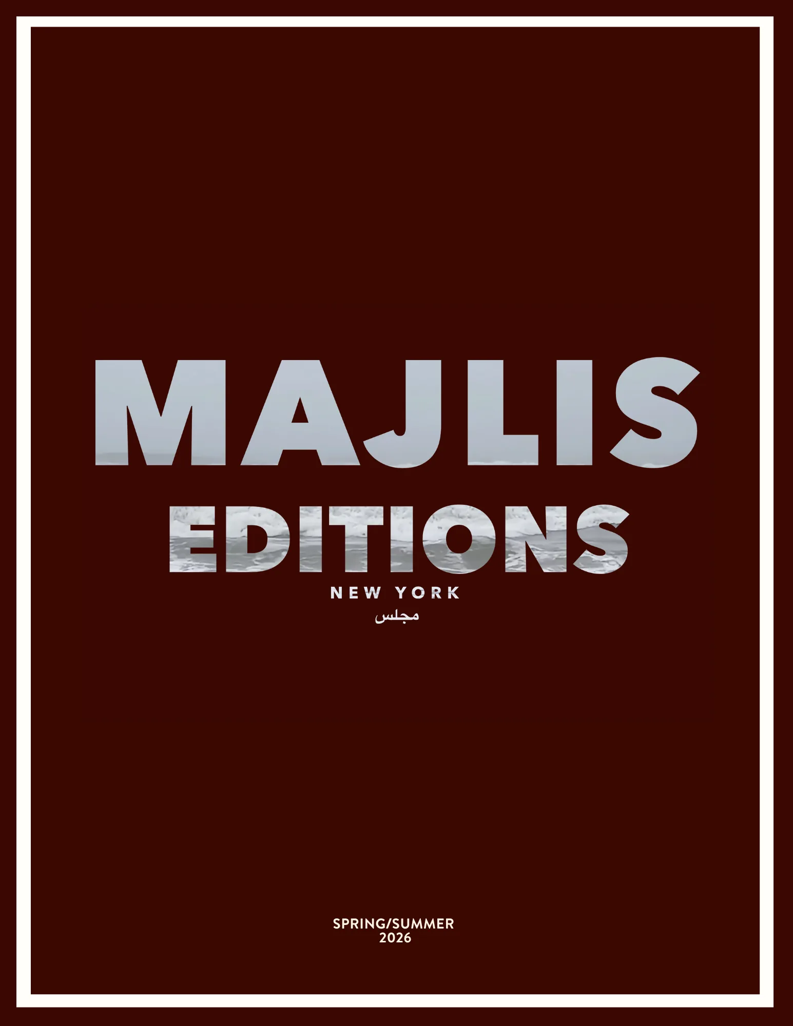 MAJLIS SPRING/SUMMER 2026 COVER