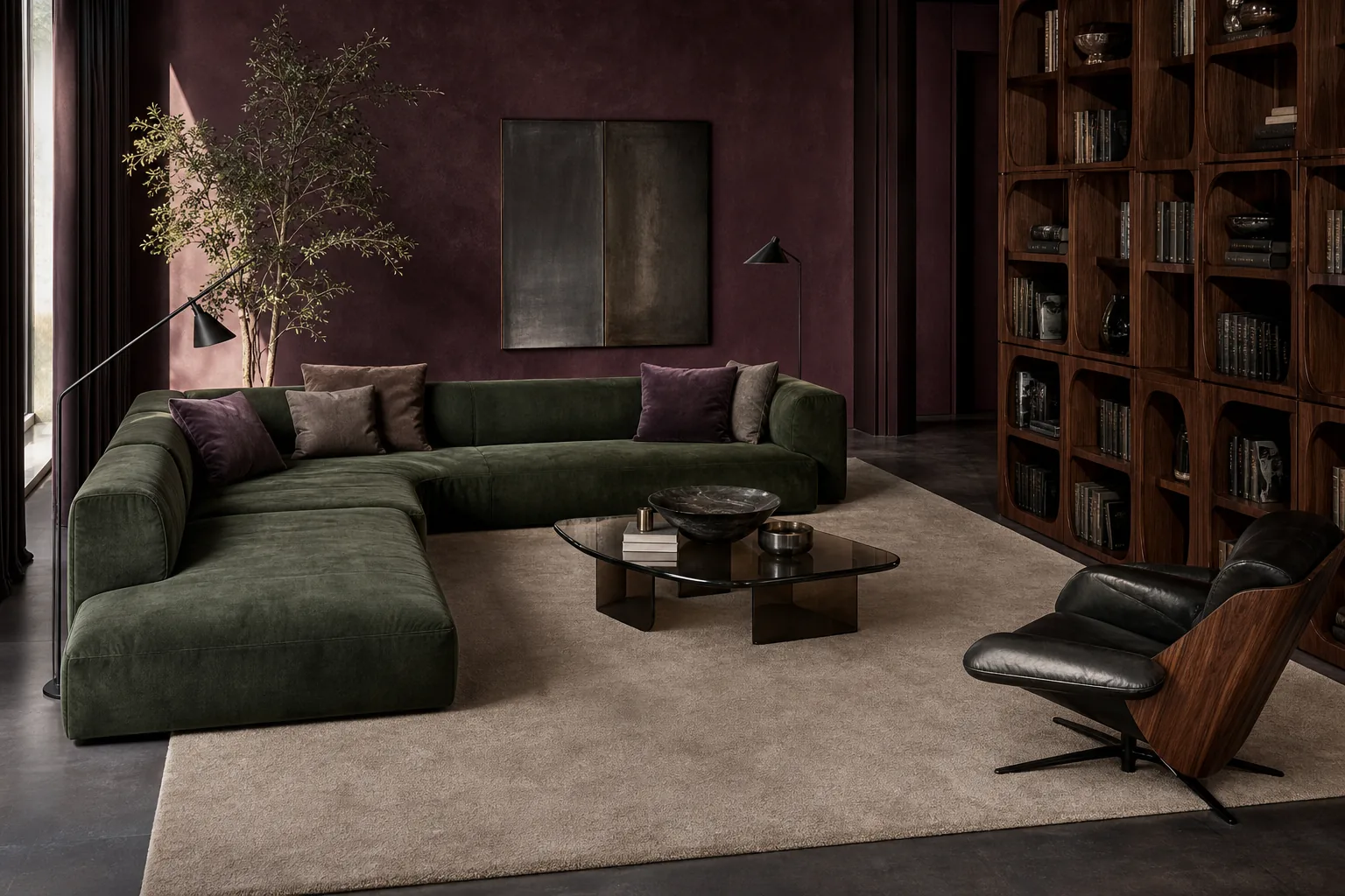 Room render with Intense - Earth / Cashmere.