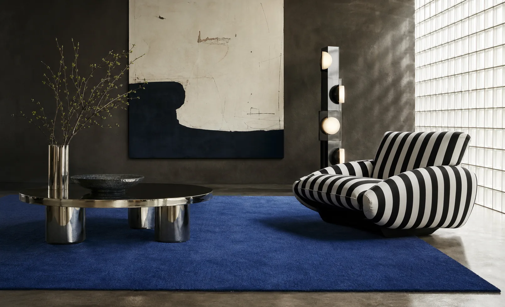 Room render with Intense - Water / Lapis.