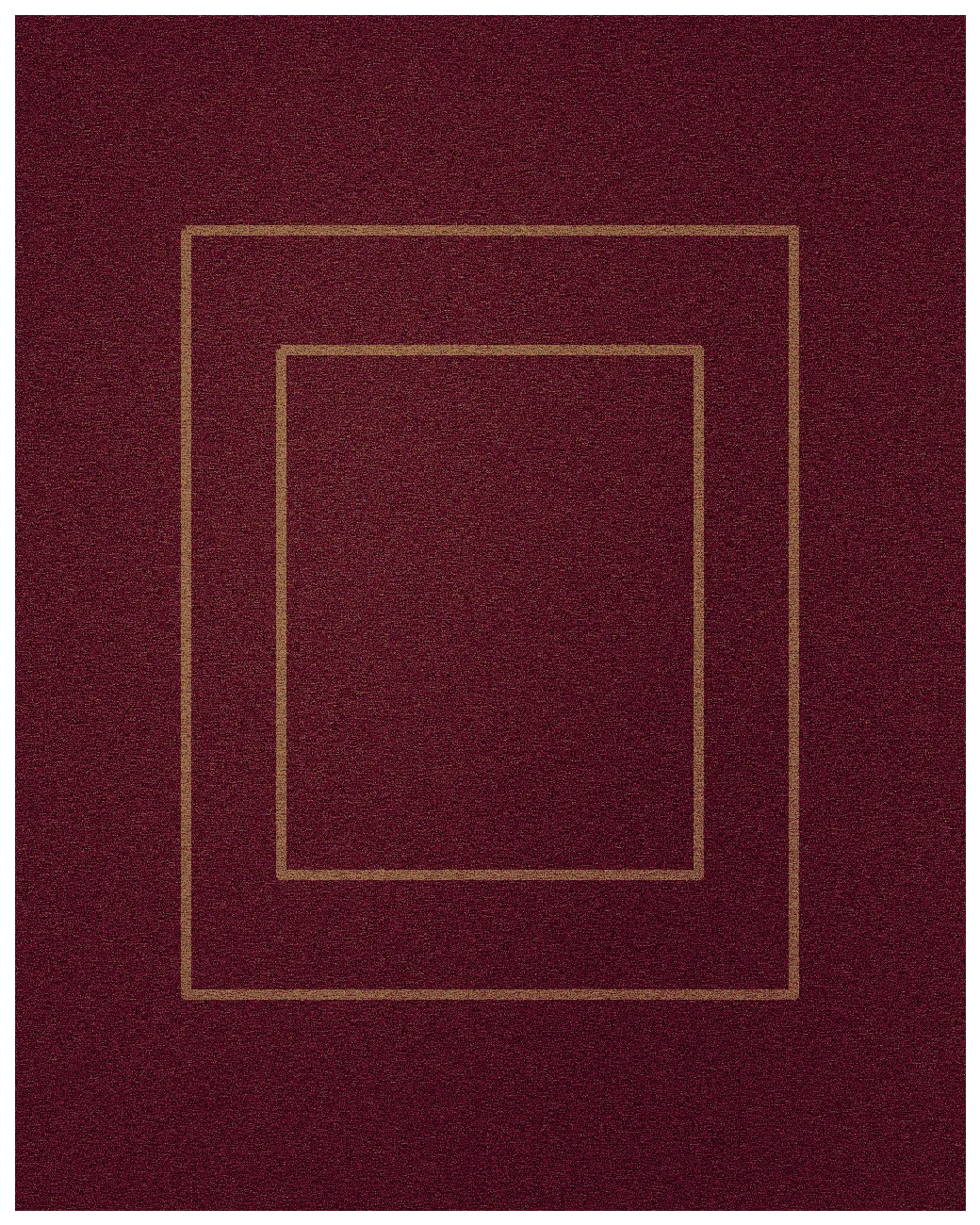 Top-down view of Double Vision - Oxblood / Saddle.