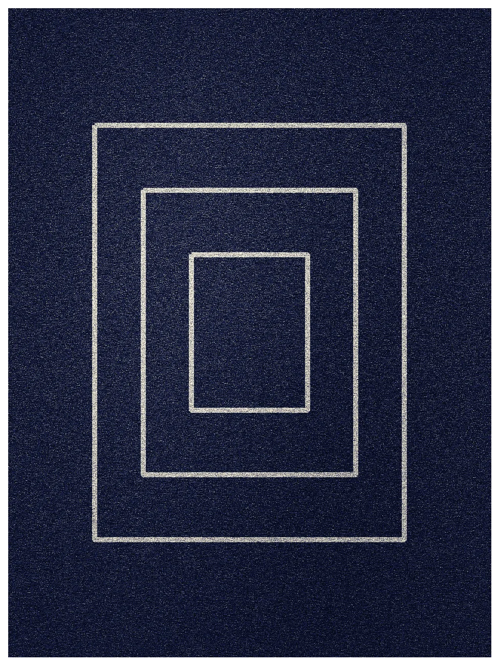 Top-down view of Archive Lines - Midnight Blue / Oyster.