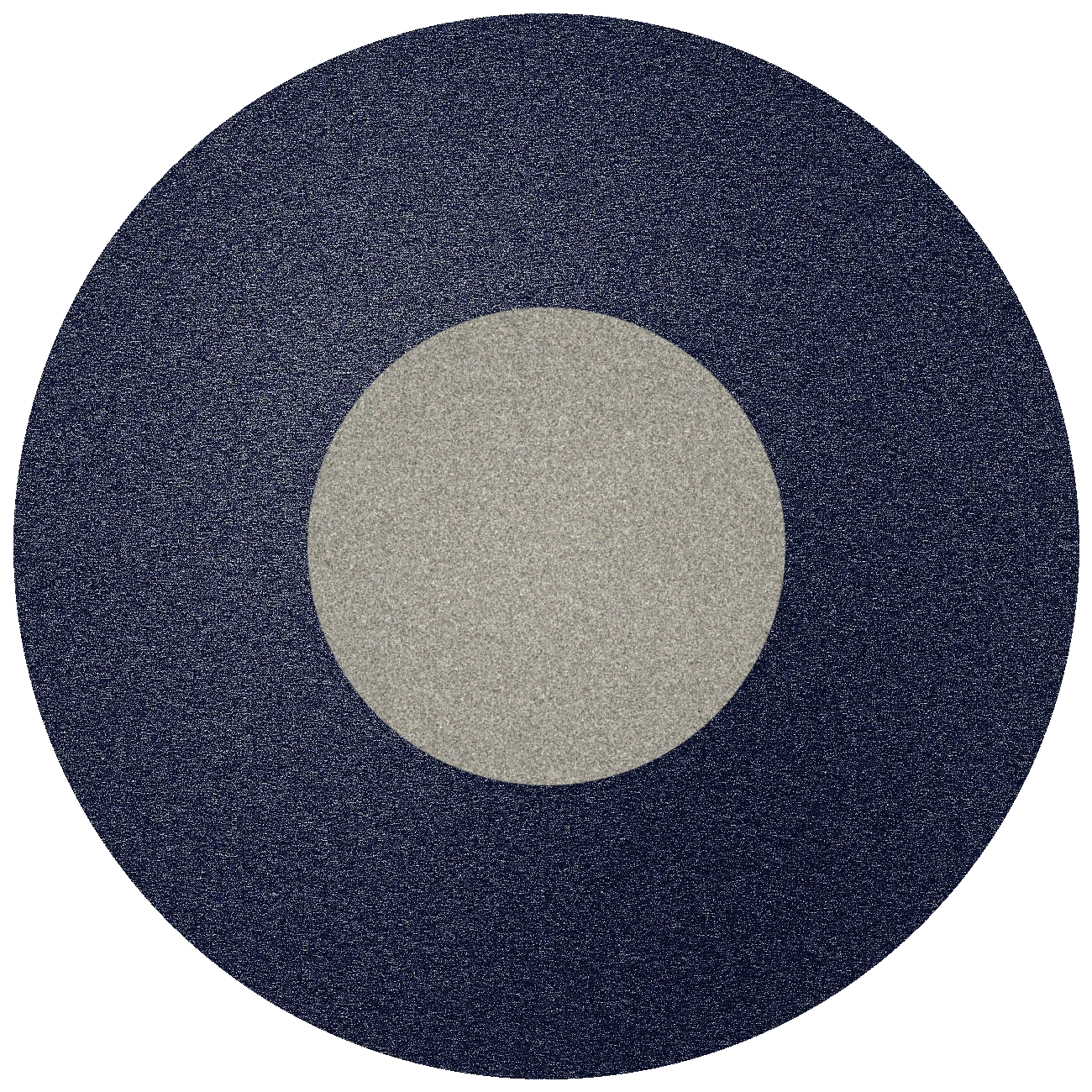 Top-down view of Inner Orbit - Midnight Blue / Oyster.