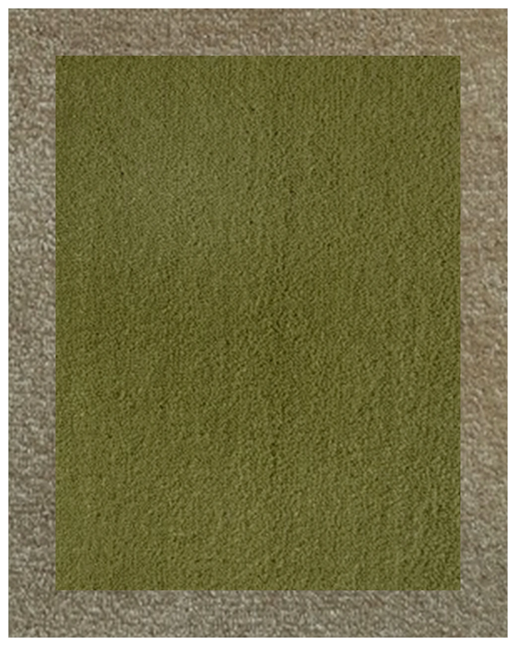 Top-down view of Thick - Moss / Almond.